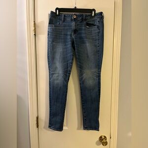 American Eagle Outfitters 360 super stretch jegging, size 10